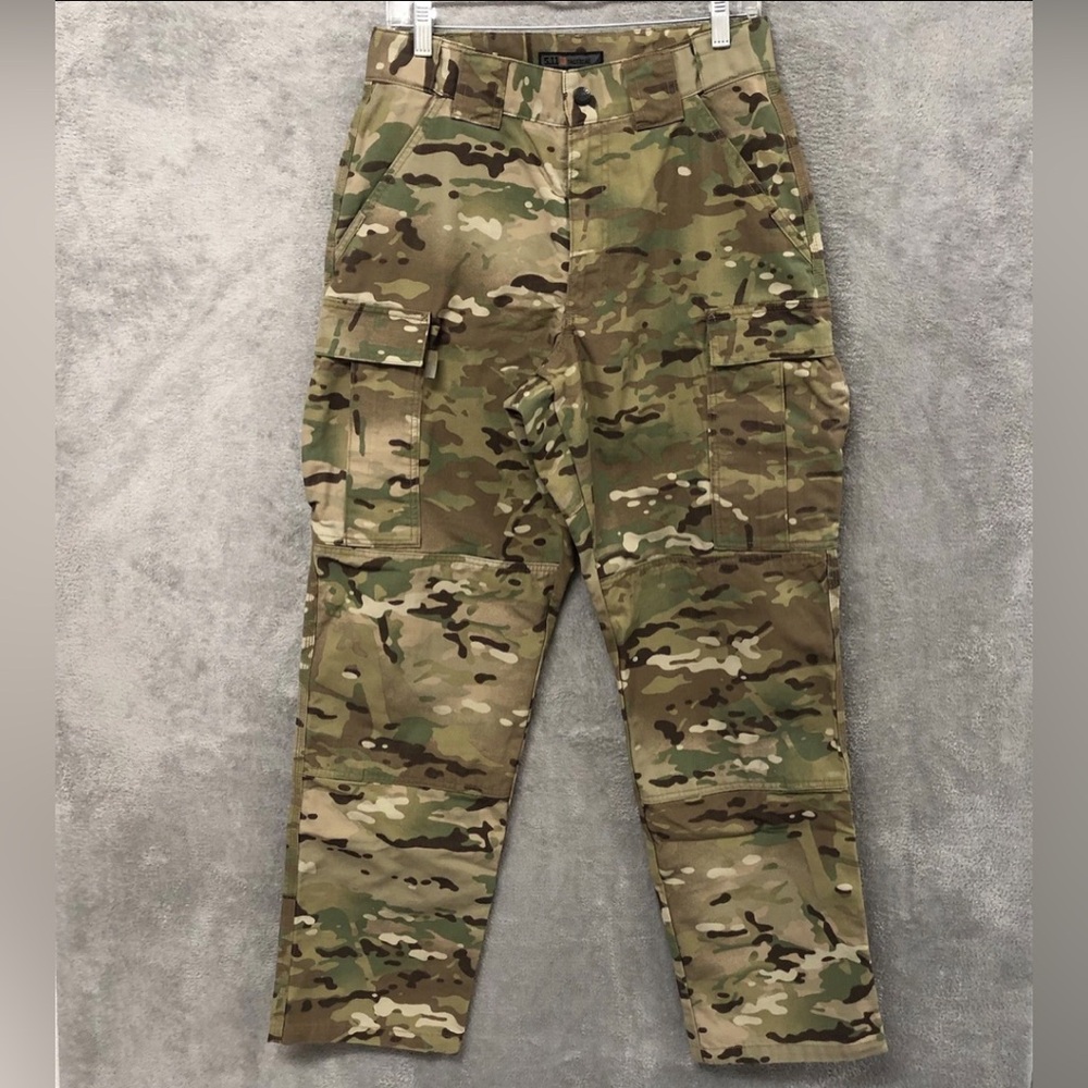 5.11 Tactical Pants Mens Medium Multicam Camo Cargo Military Actual 30 x 31